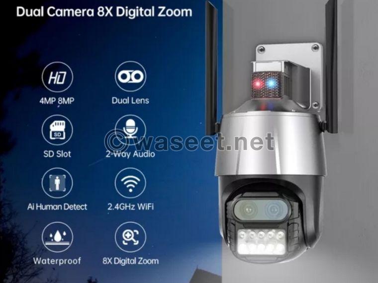 The latest generation 4K surveillance cameras with powerful zoom  0