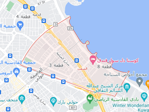 Commercial land for sale in Salmiya, 4900 m