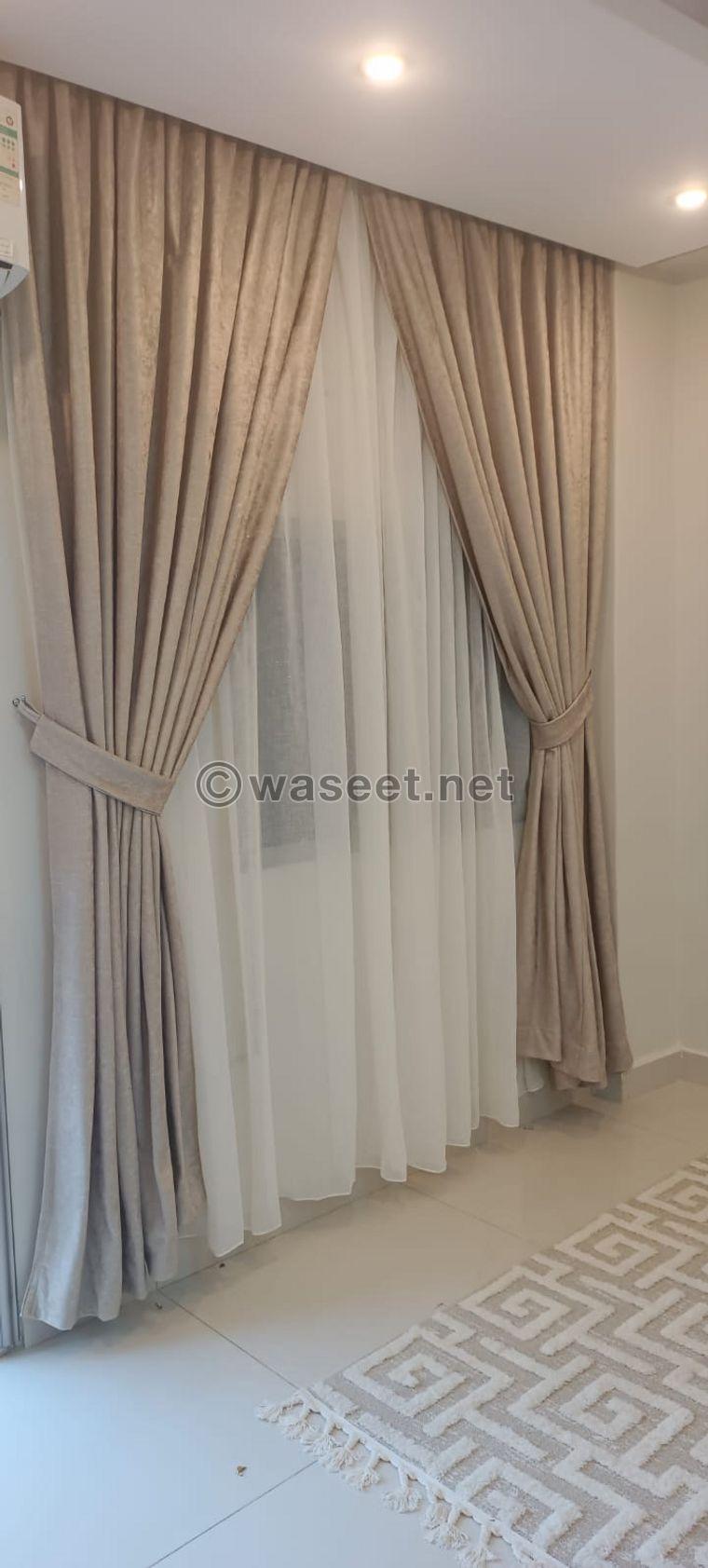 Galleria is the style of upholstery and curtain  2