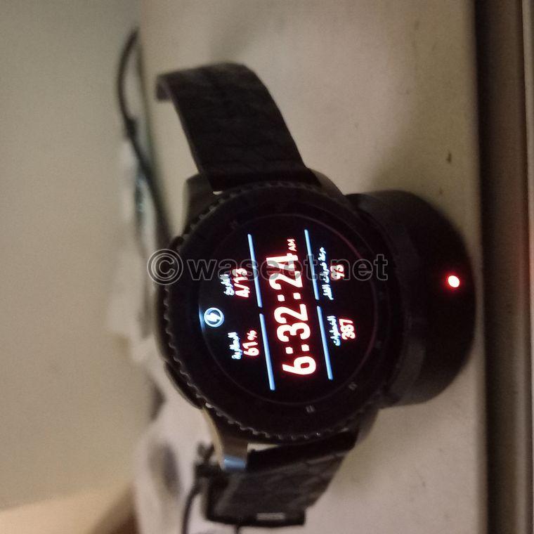 ساعة سامسونج جير s3 فرونتير الذكية  2